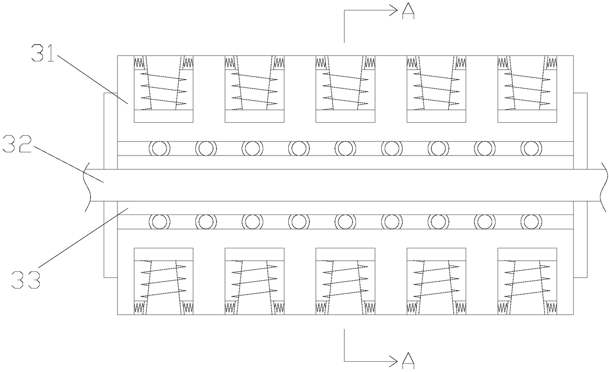 Road roller for bridge construction by means of double actions of gravity and magnetic force