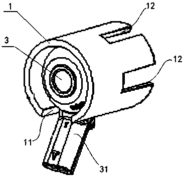 Positioning and mounting fixture for knock sensor
