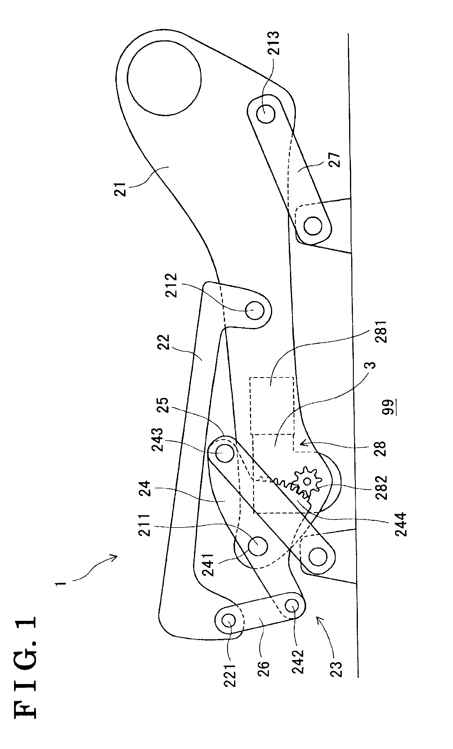 Power seat driving apparatus for vehicle