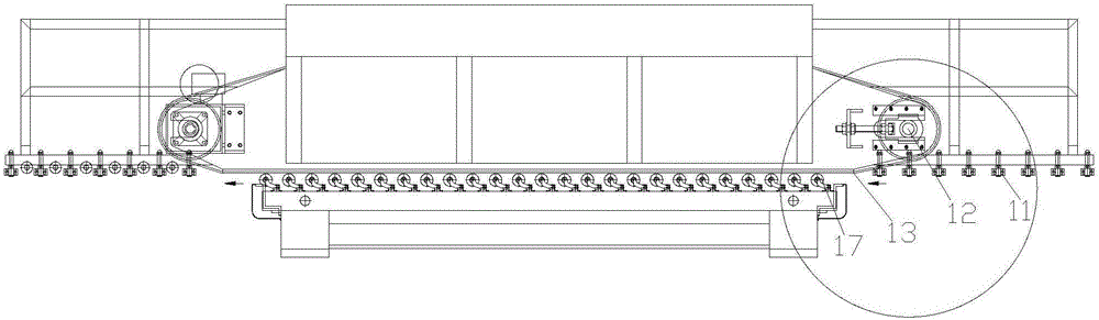 Full-automatic stone material line and edge grinding integrated machine