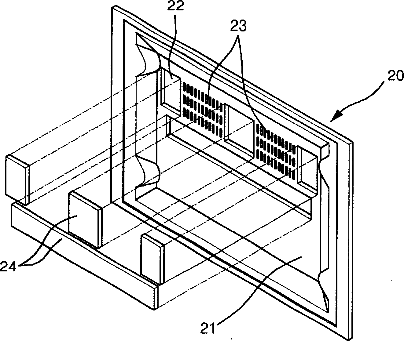 Pane display noise-proof structure
