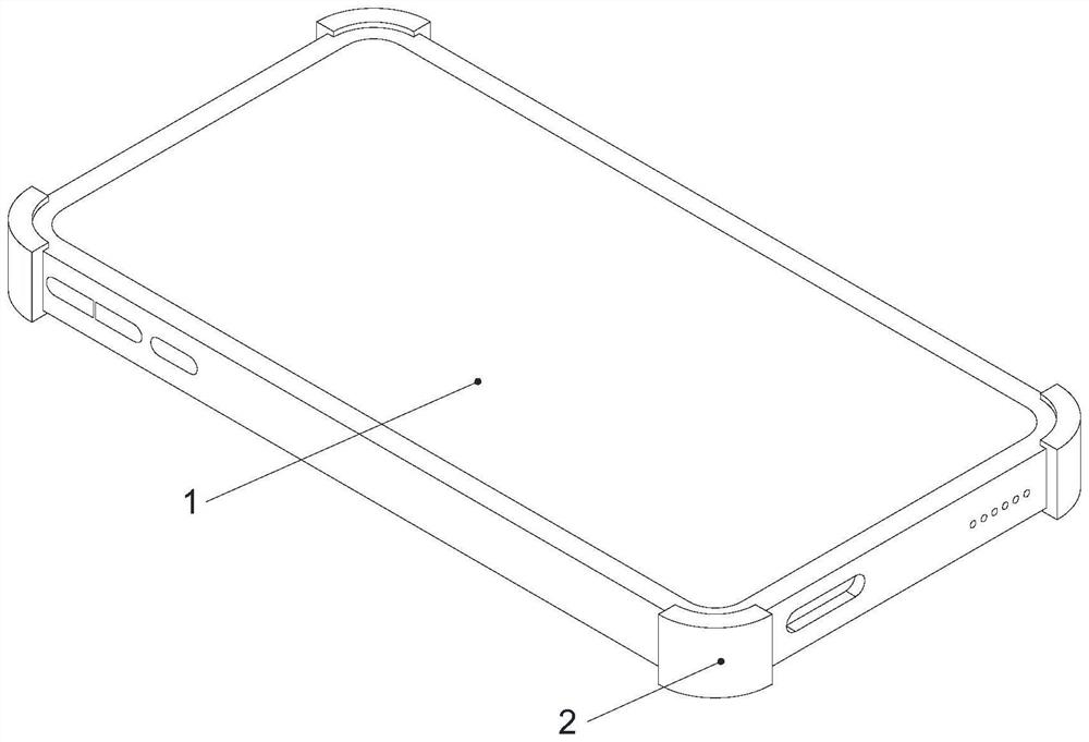 Anti-falling structure for smart phone