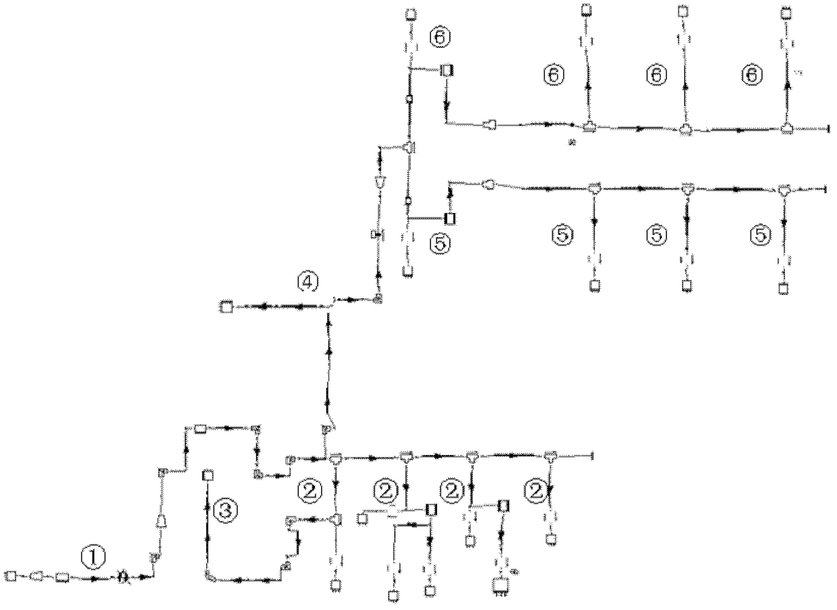 Simulative calculation method for engine lubrication system