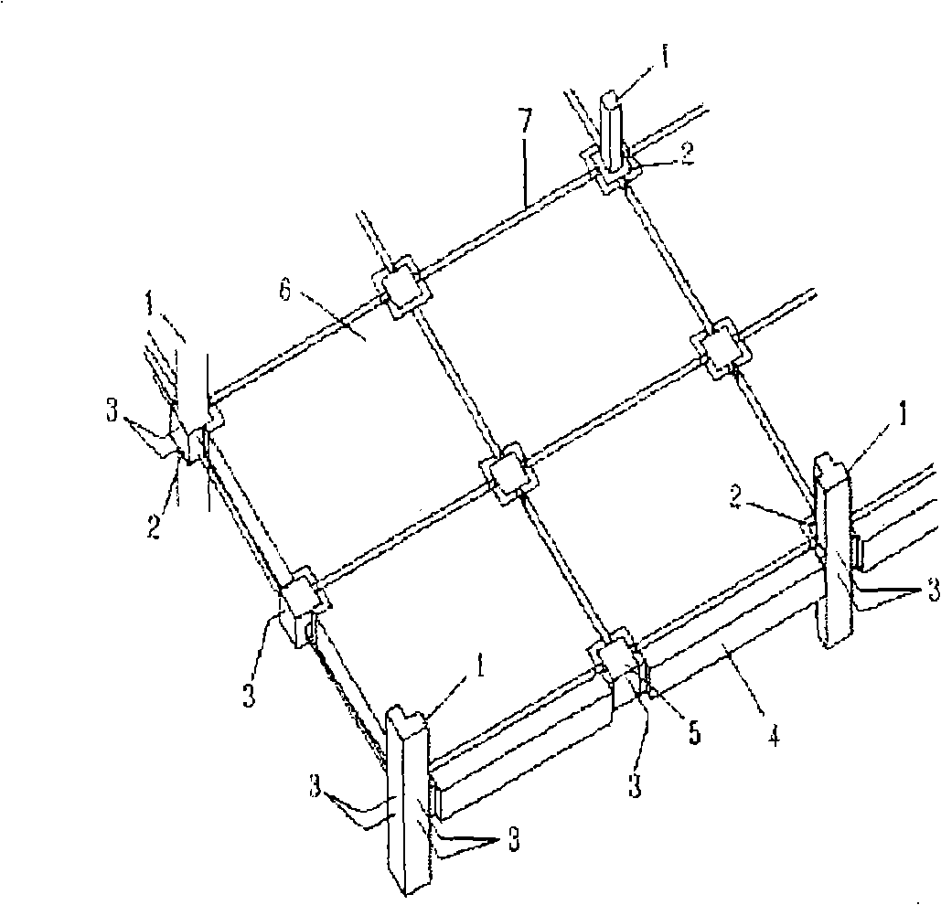 Nondestructive demounting method for prefabricated part of IMS system Dai nationality folk house major structure