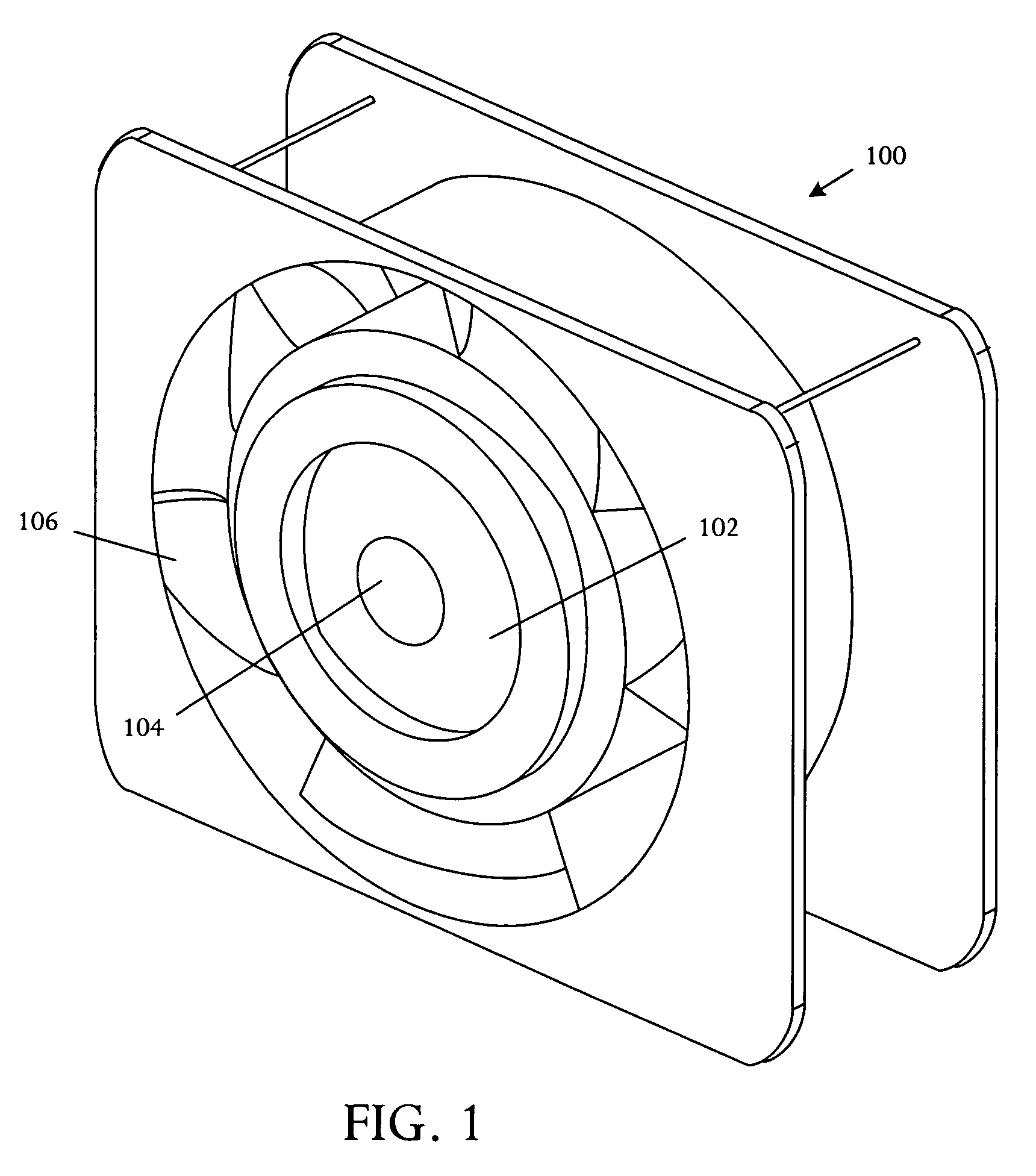 Centrifugal fan clutch for an electronics cooling fan