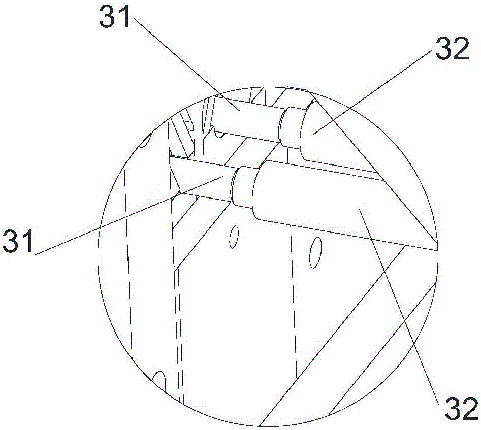 Distribution mechanism and pipe fitting processing unit provided with same