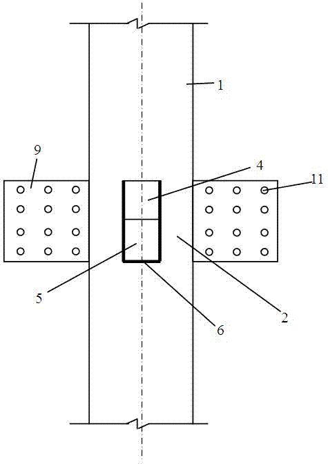 Full-fabricated cross concrete combining joint
