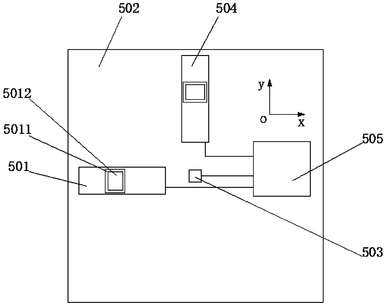 Vibration reduction system and control method for horizontal vibration of high-speed elevator car