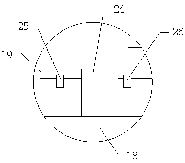 Refuse landfill leachate guiding and discharging pipe dredging device