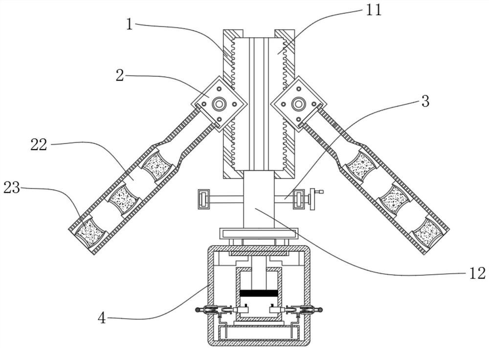 A dressing-changing auxiliary device for obstetrics and gynecology based on the principle of ejection and suction