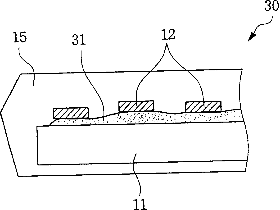 Lead on chip semiconductor package and producing method and equipment thereof