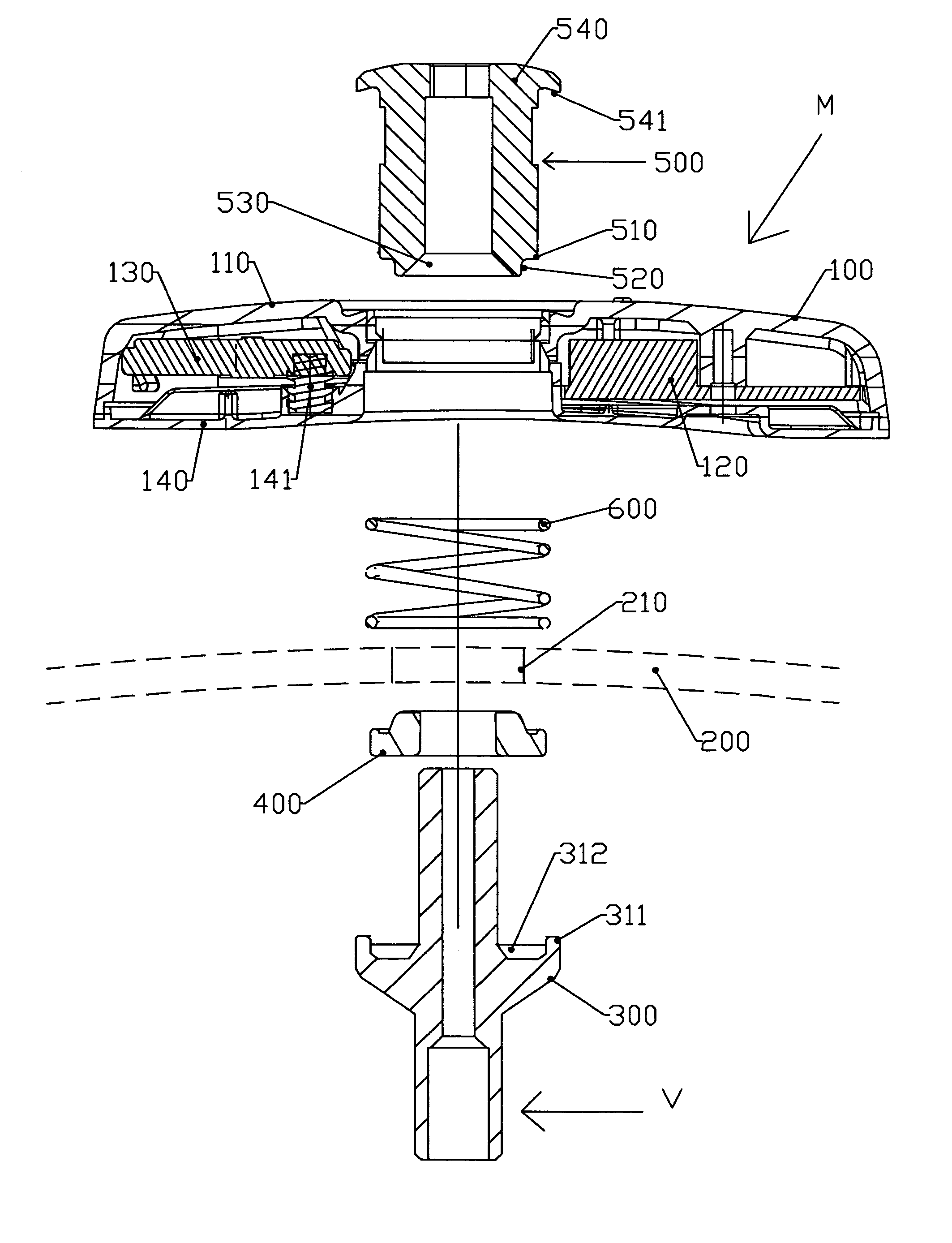 Assembly for attaching a detection unit, in particular for detecting tyre pressure, to a rim