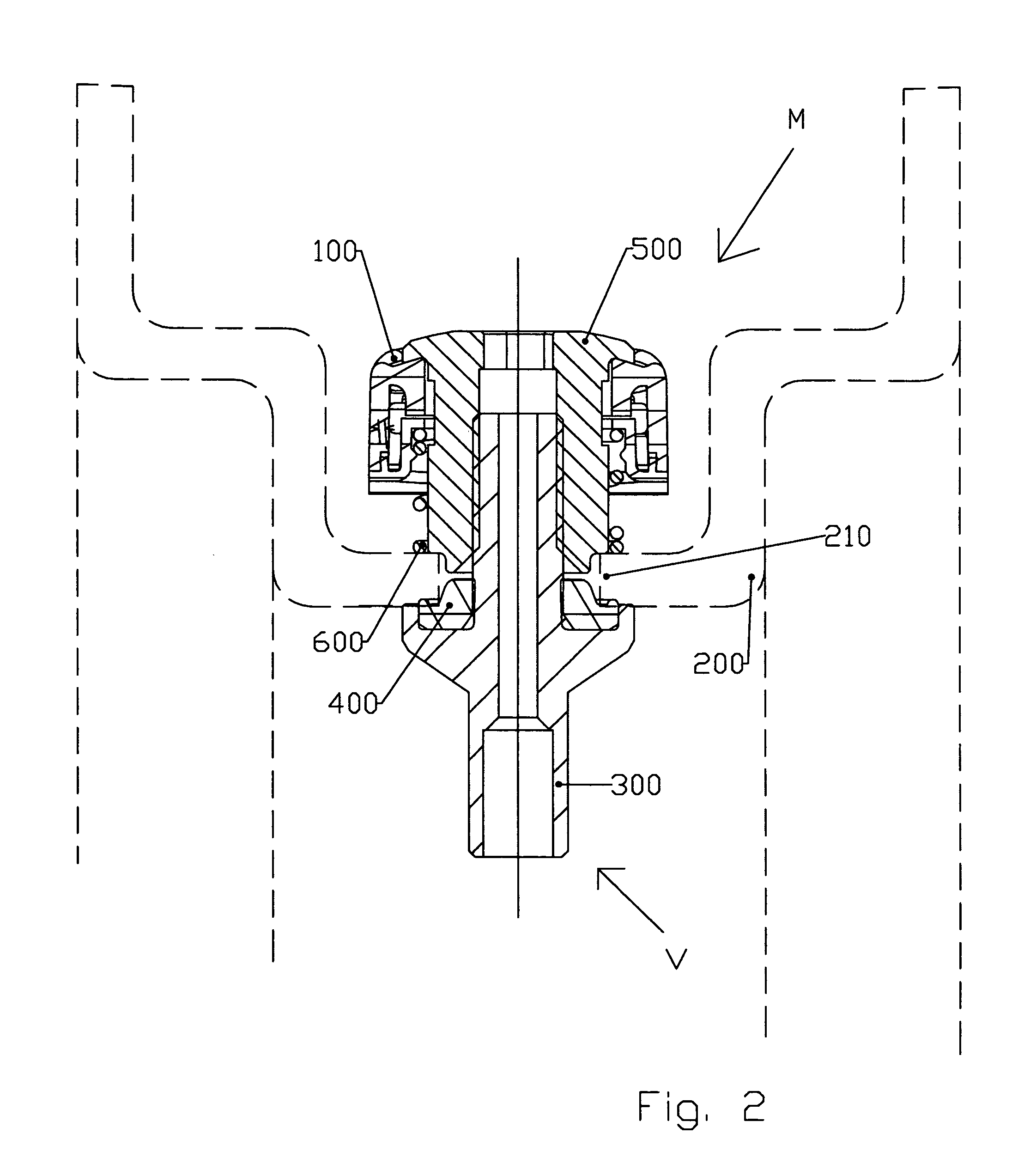 Assembly for attaching a detection unit, in particular for detecting tyre pressure, to a rim