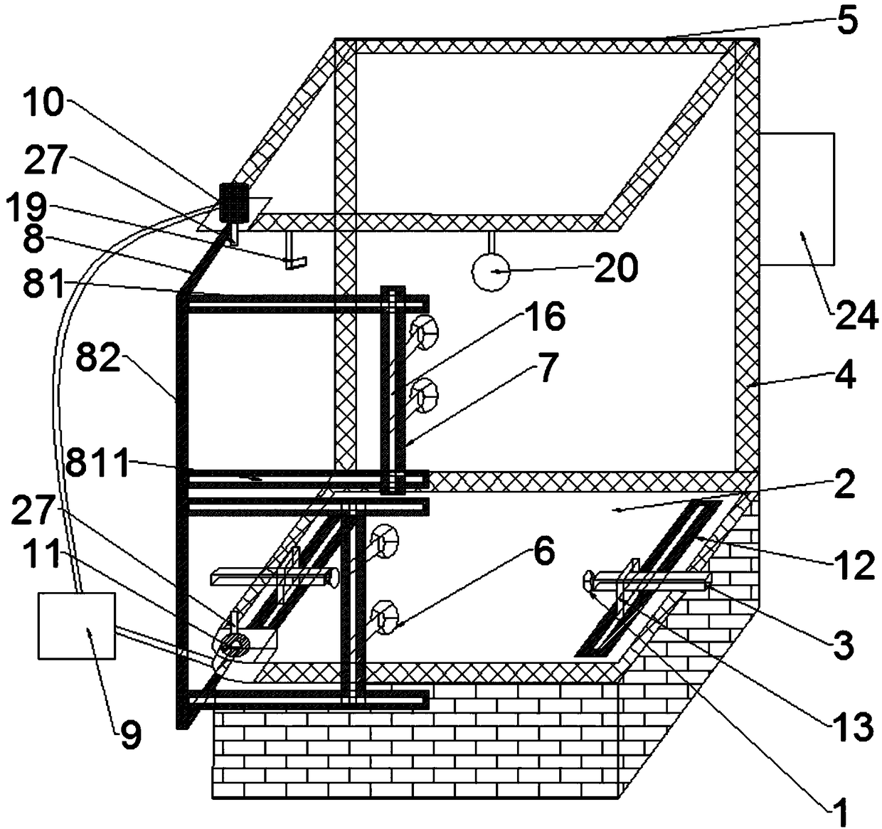 Self-alignment uninterrupted door opening machine for refrigerator door tests