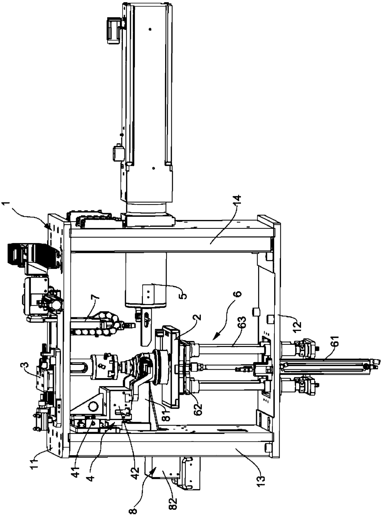 Pin shaft assembly equipment