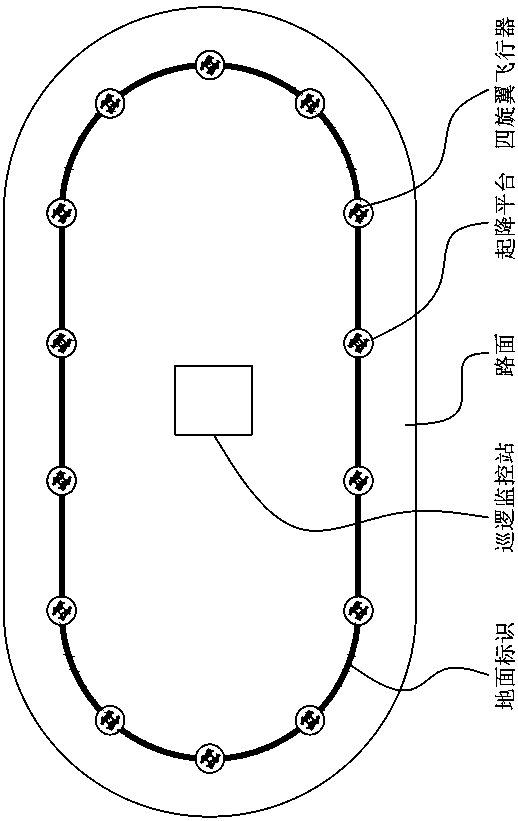 Method for improving autonomous flight stability of rotorcraft and unmanned aerial vehicle patrol system