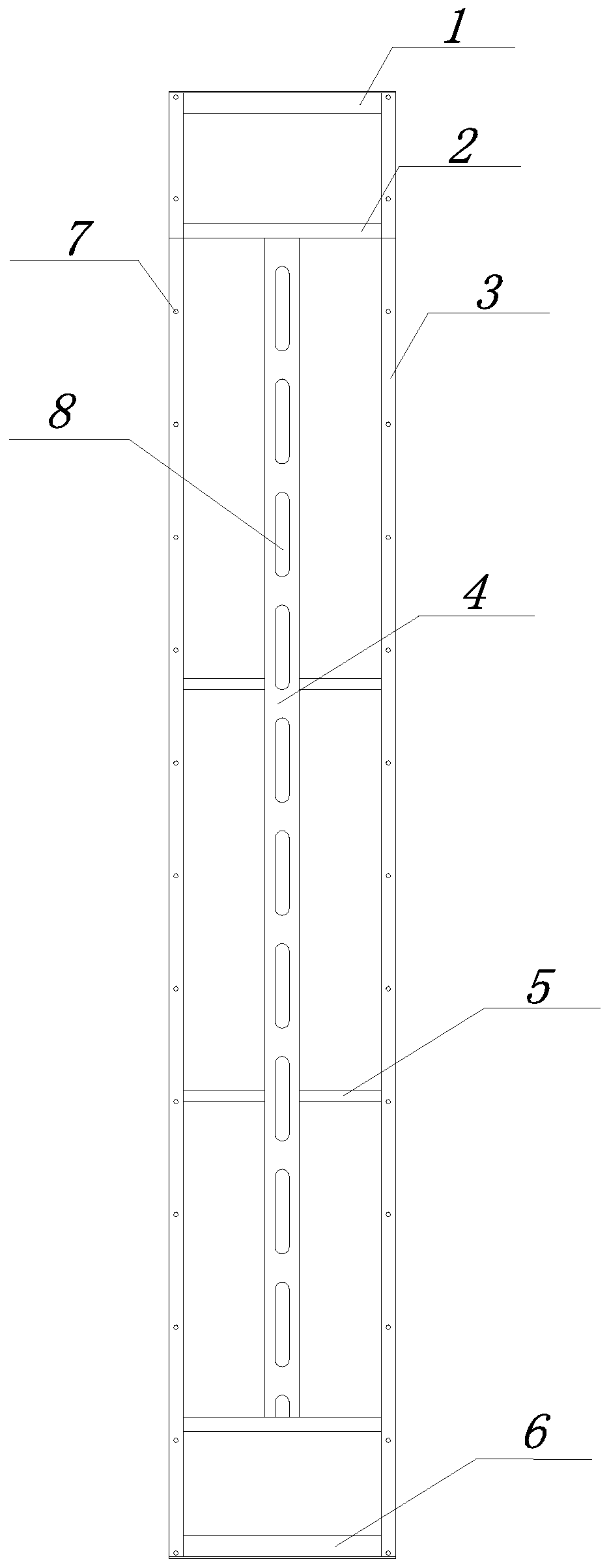 Steel frame shaped building formwork system