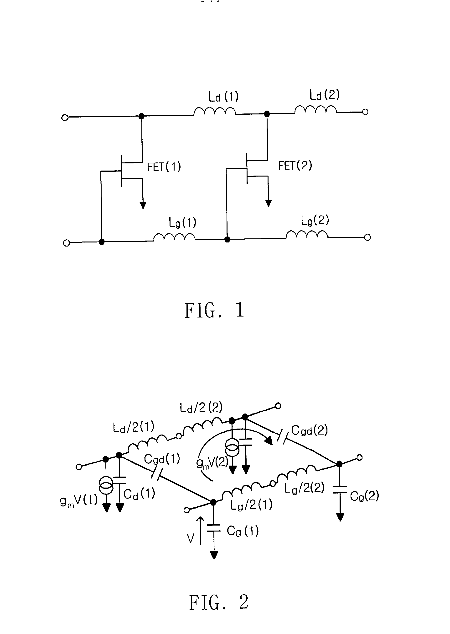 Traveling-wave amplifier having a II -type output transmission line structure