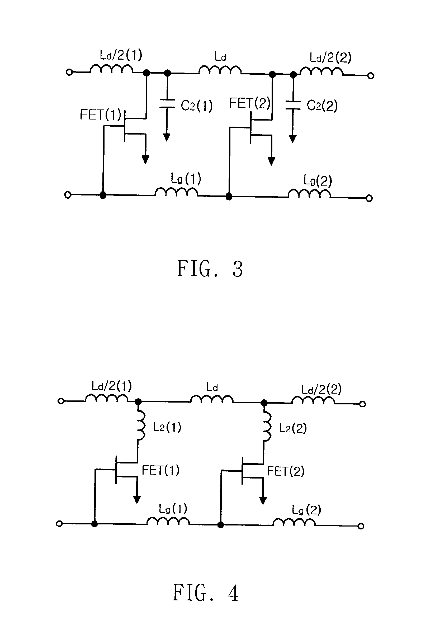 Traveling-wave amplifier having a II -type output transmission line structure
