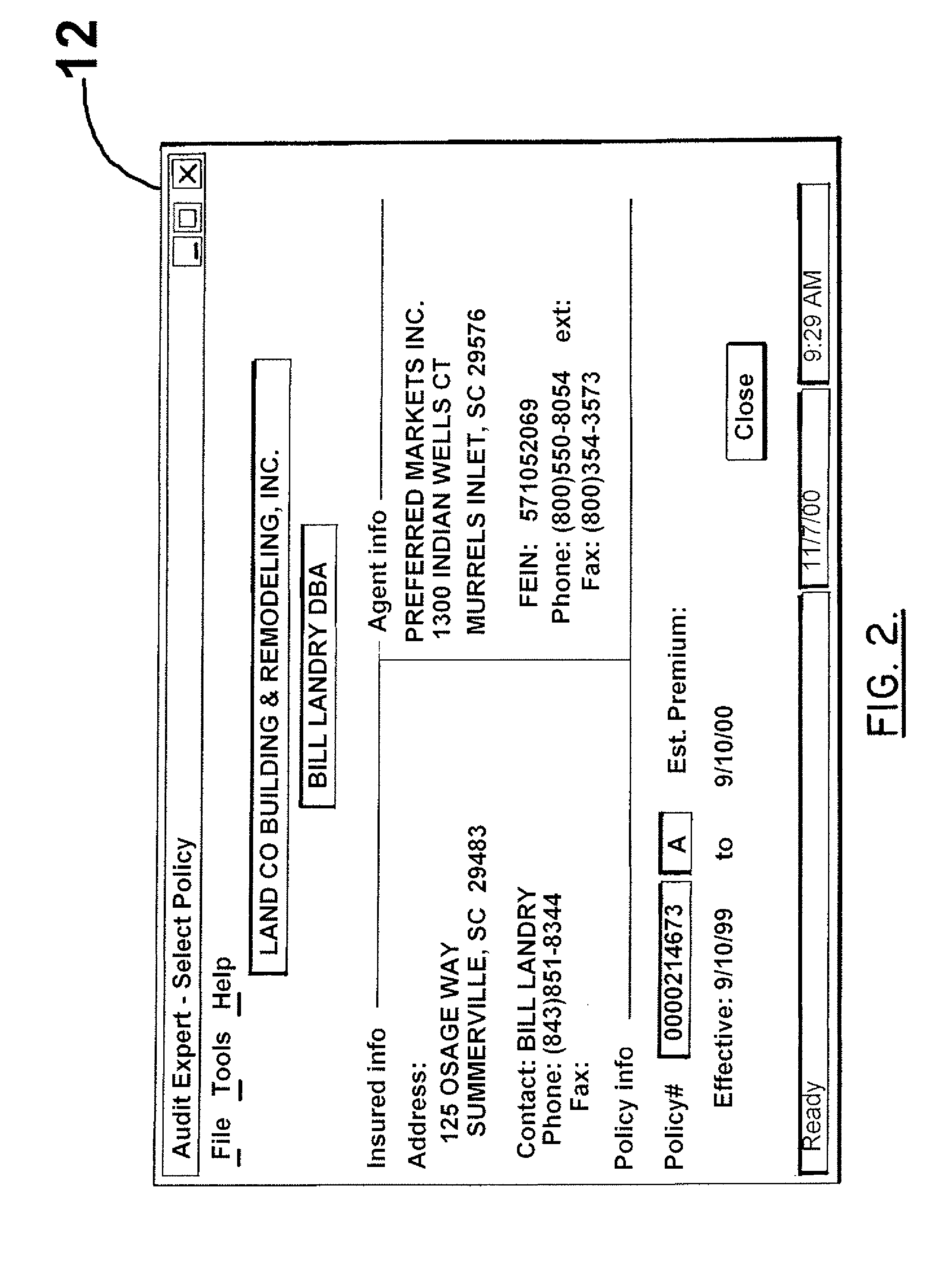 Method and apparatus for improving the loss ratio on an insurance program book