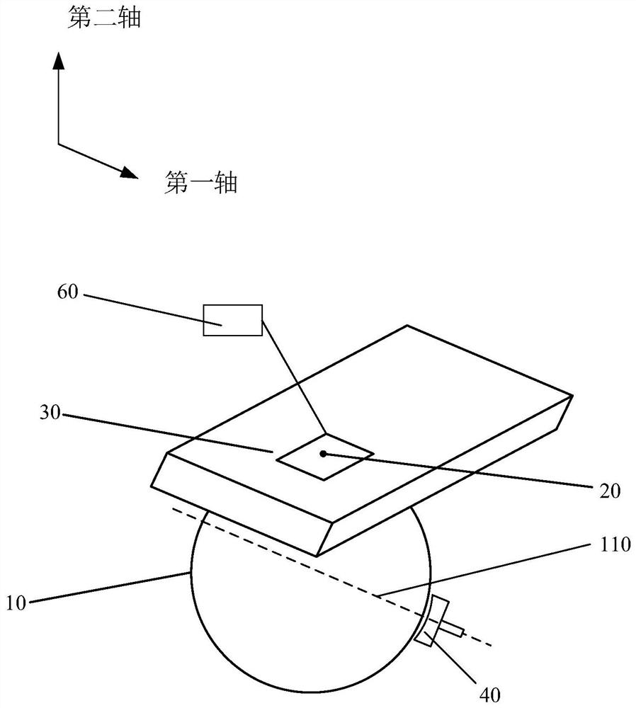 Magnetic ball calibration method and magnetic ball calibration device
