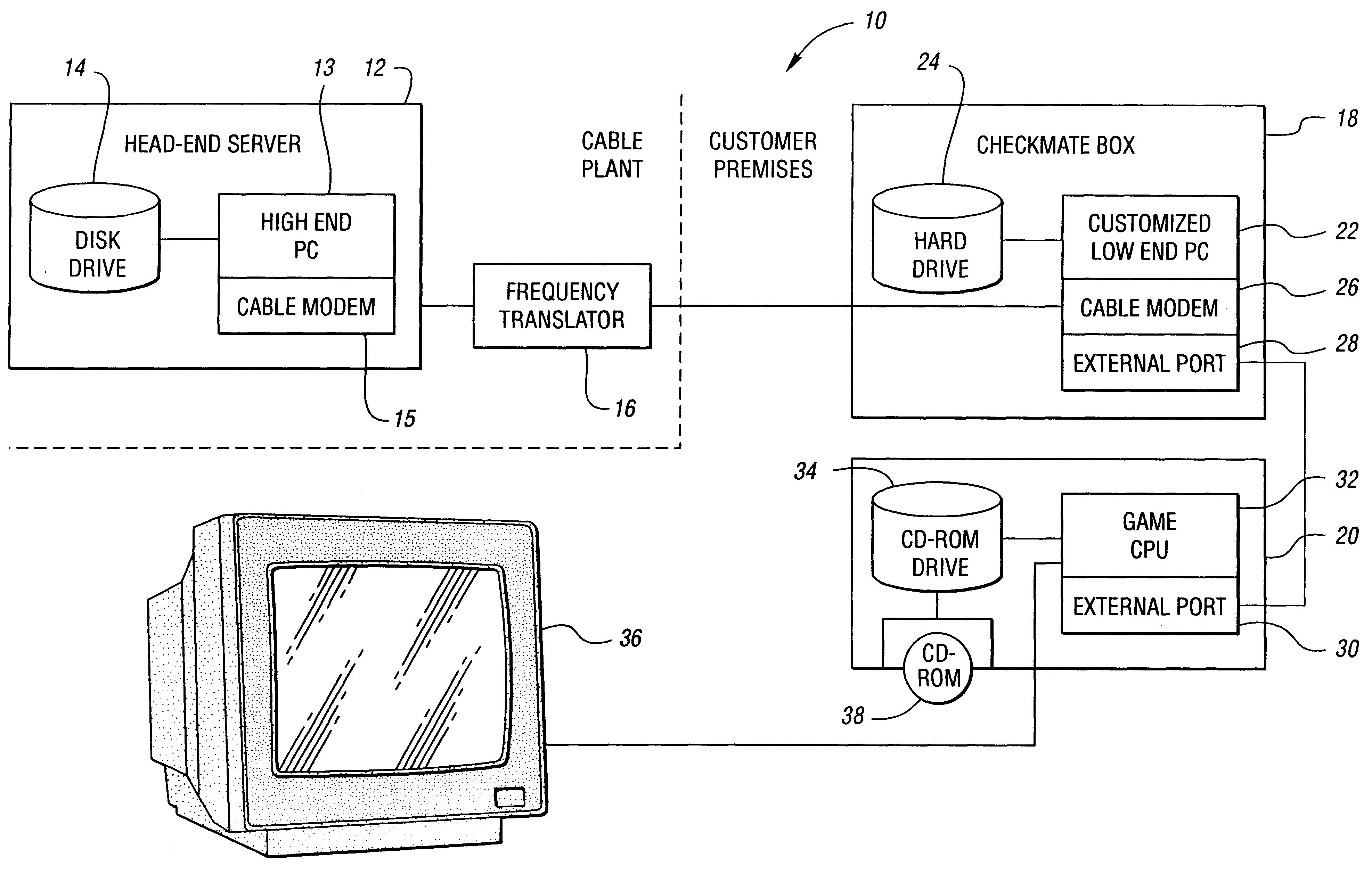 System and method for scheduled delivery of a software program over a cable network