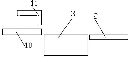 A device for clamping square workpieces