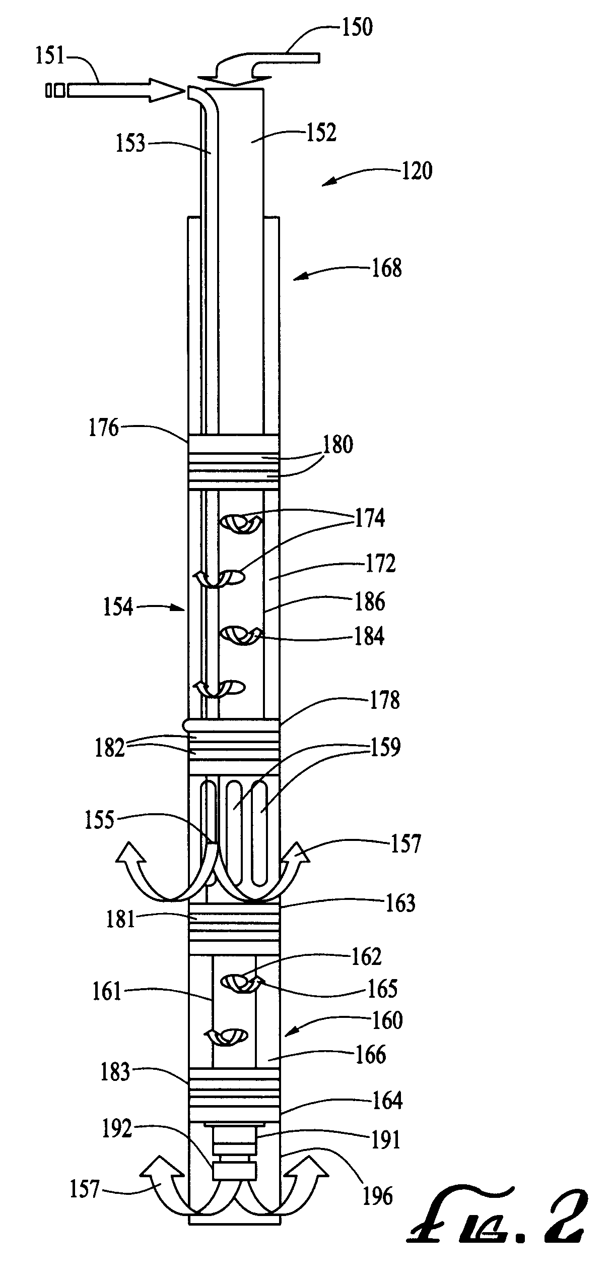 Chemical injection using an adjustable depth air sparging system