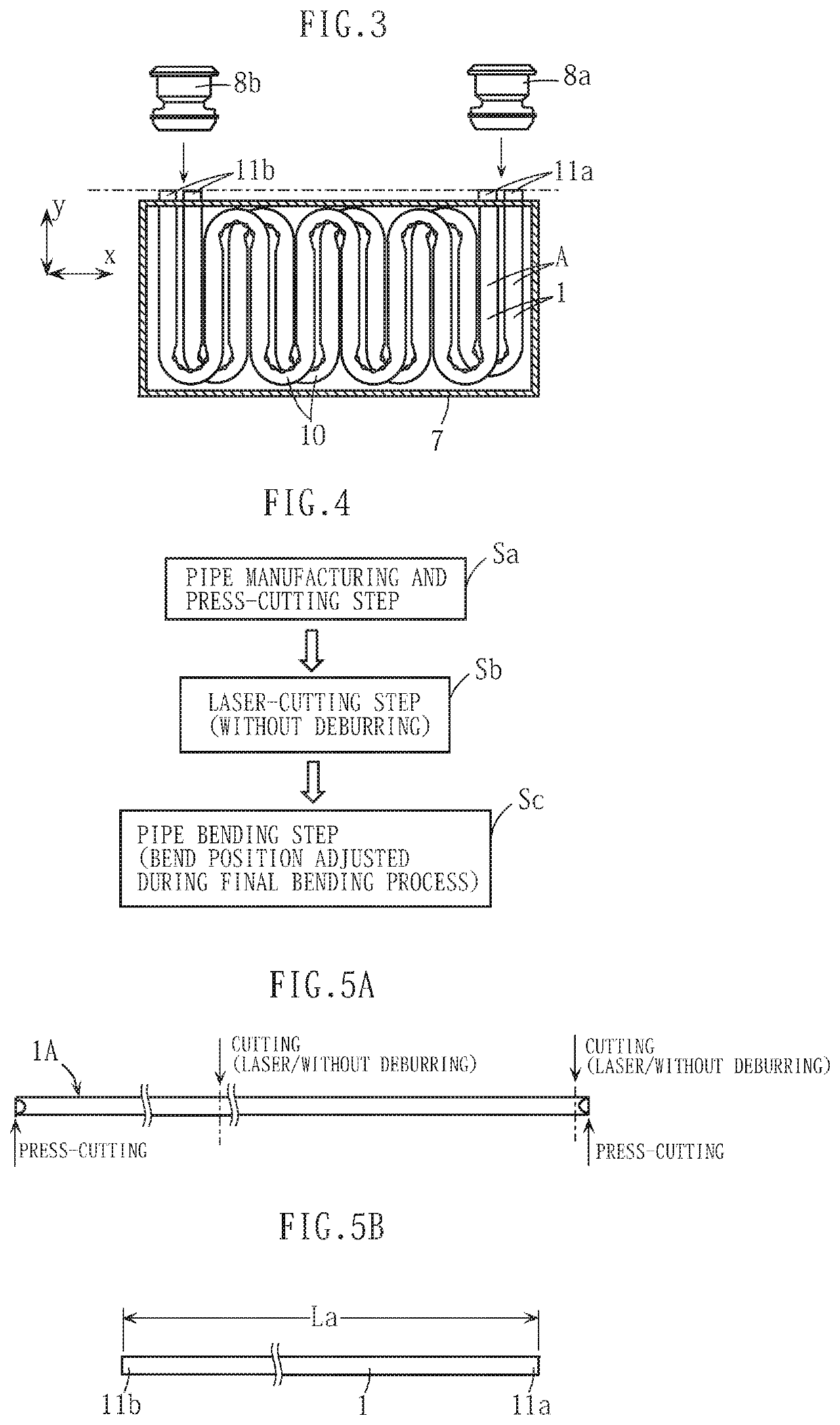 Manufacturing method for pipe structure