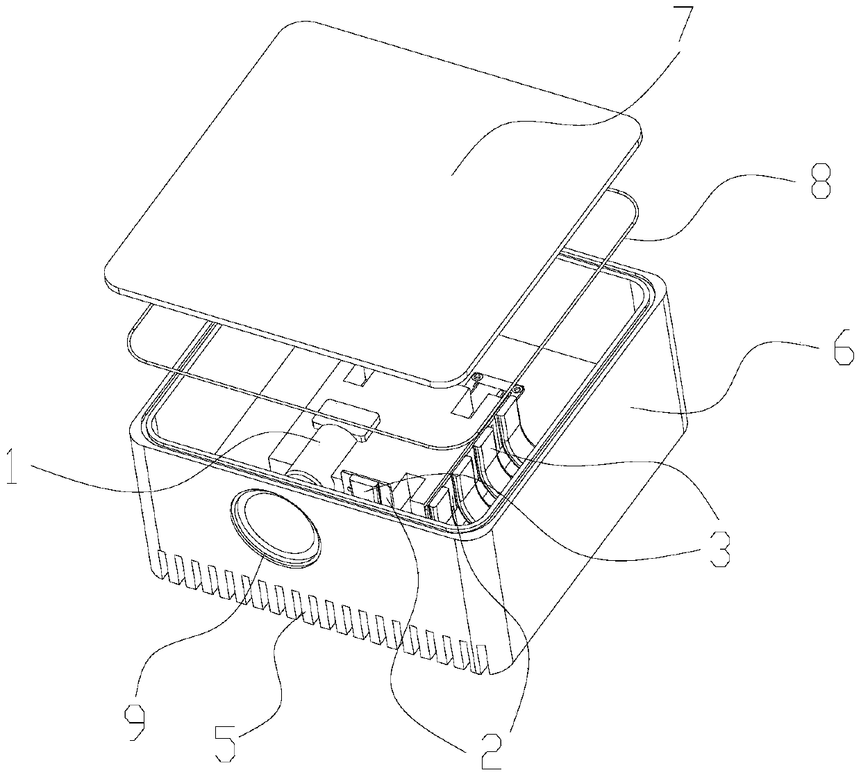 Special-shaped sealed heat dissipation and conduction device