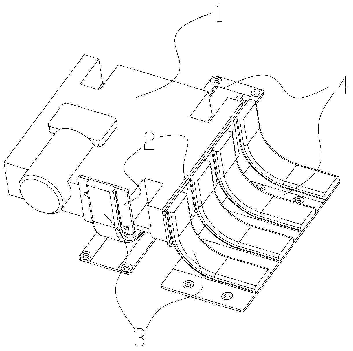 Special-shaped sealed heat dissipation and conduction device