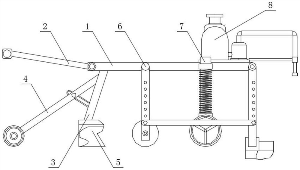 Agricultural planting film mulching device