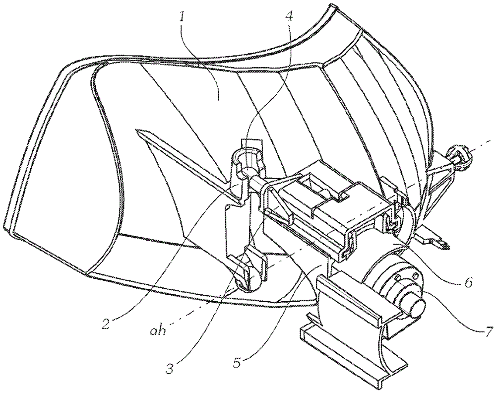 Adjusting device for motor vehicle headlights