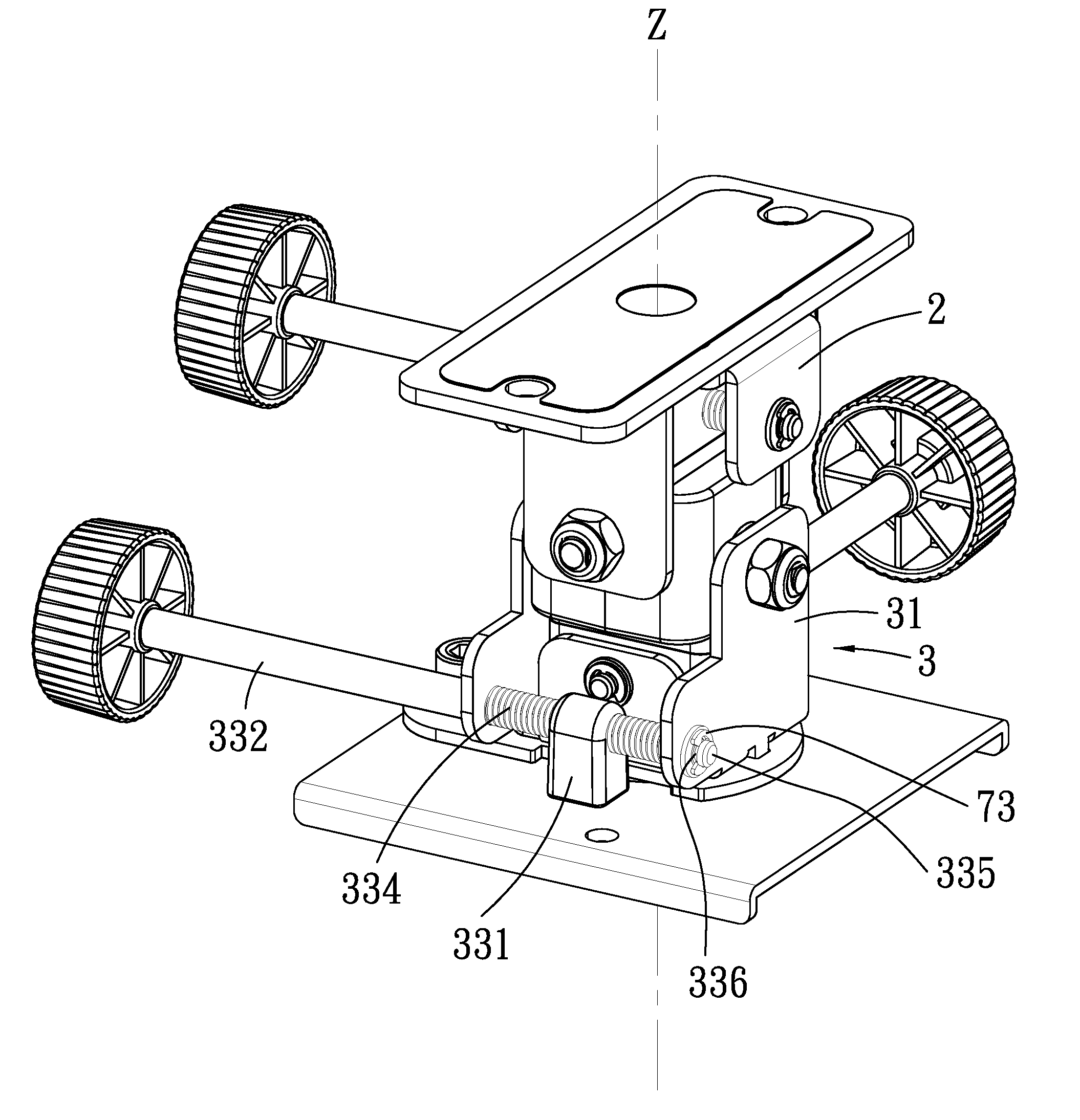 Angle-adjustable mounting apparatus