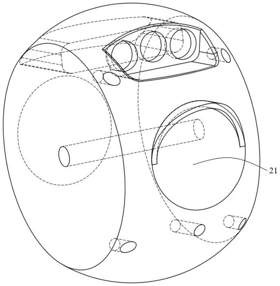 Pan-tilt law enforcement instrument and law enforcement information processing method