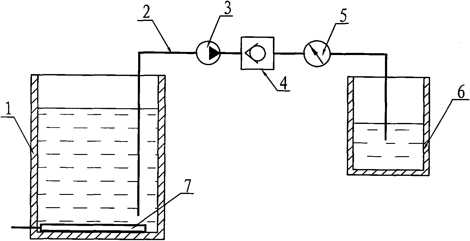 Bubbling and stirring type liquid-replenishing device with texturing tank