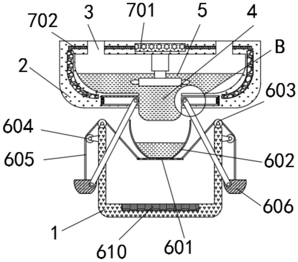 Feed feeding equipment for raw cattle