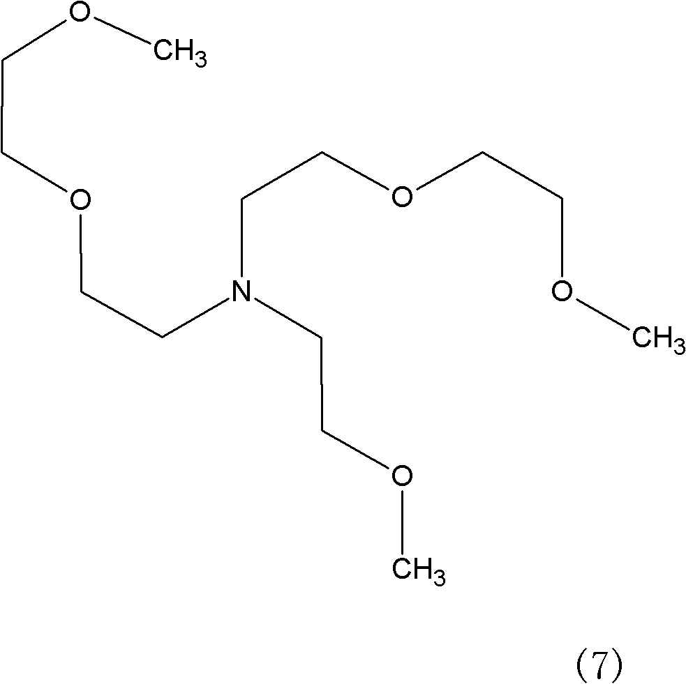 Method for synthesizing tris(dioxa-3,6-heptyl)amine