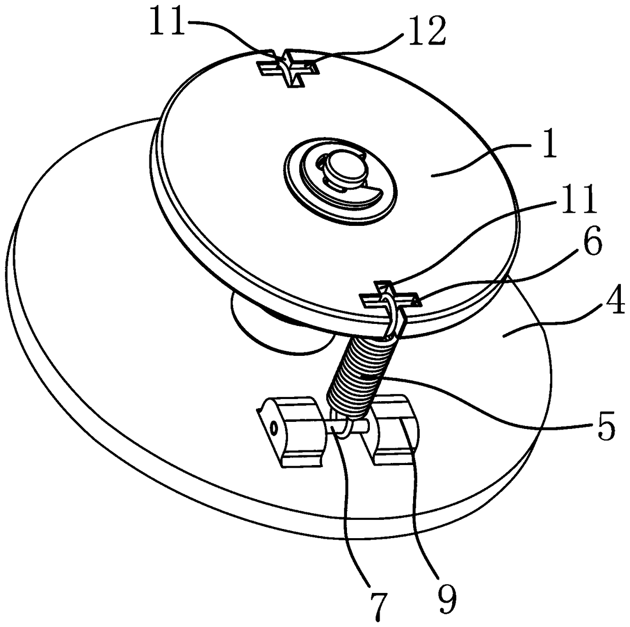 High-voltage DC relay movable reed anti-deflection mechanism