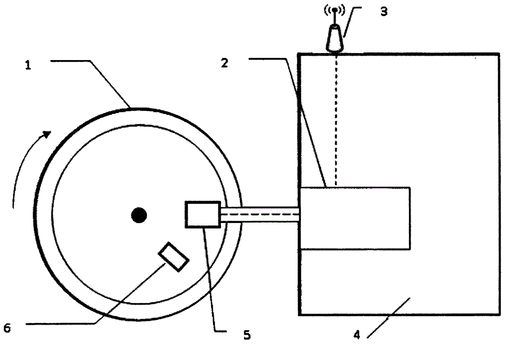 Upper shaft data monitoring device for weaving workshop