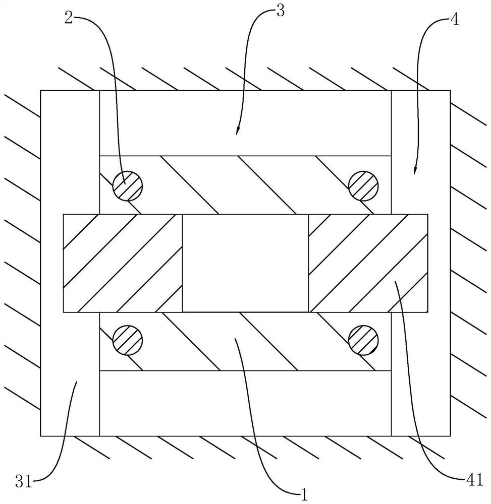 Environmentally friendly civil construction pre-embedded construction structure