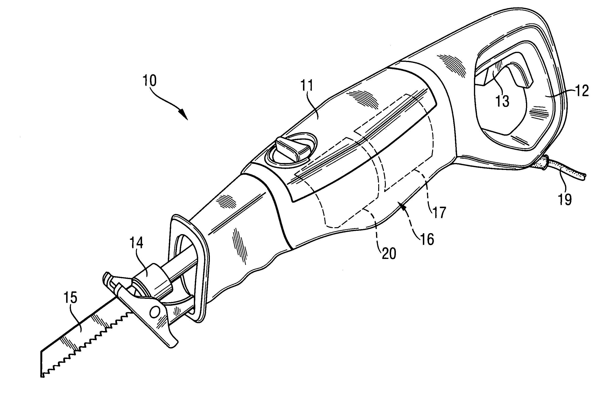 Drive for a motor-driven hand-held tool