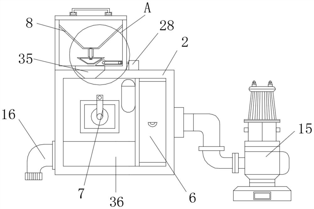 Bio-ecological coupling type negative-pressure water environment treatment device