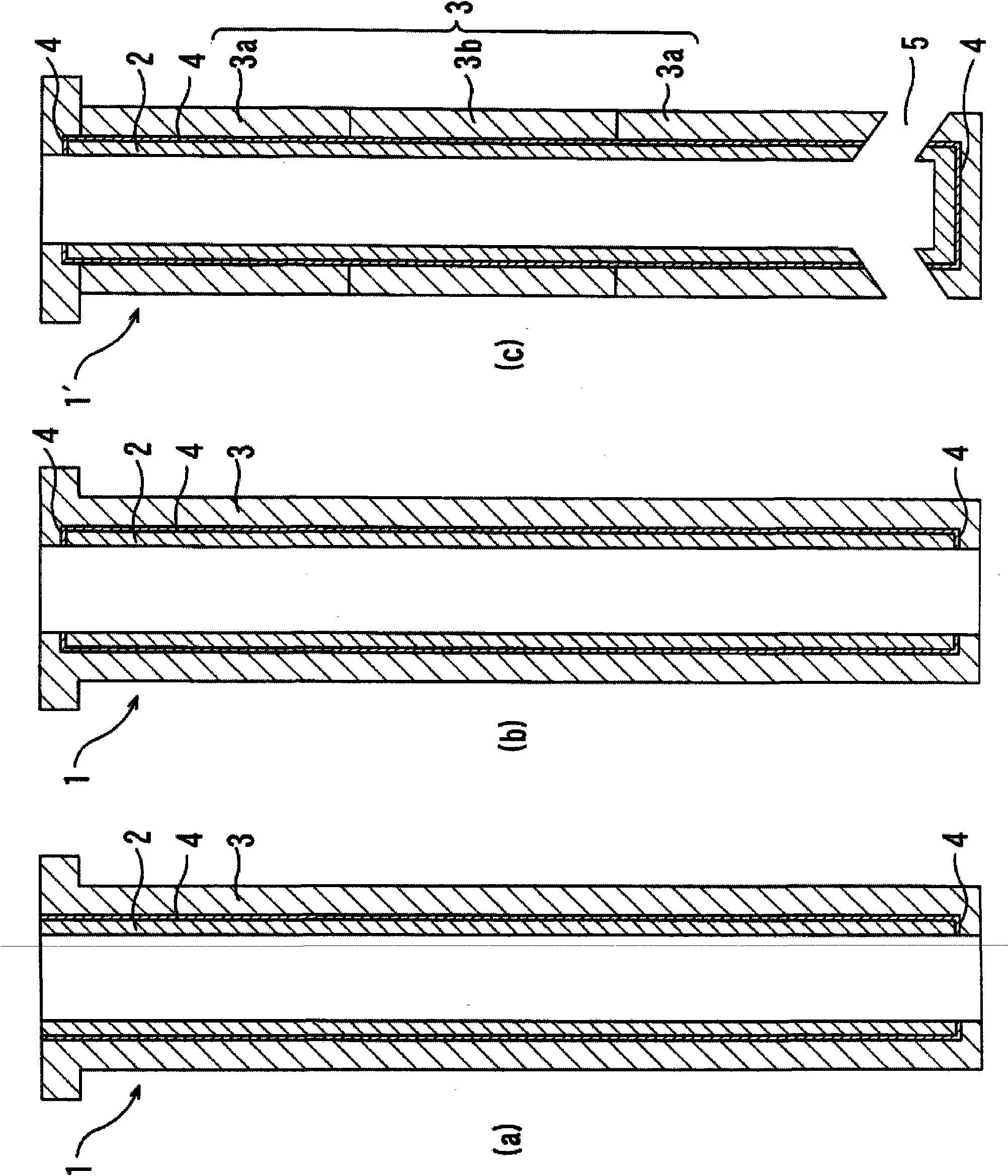 Continuous casting nozzle and production method therefor