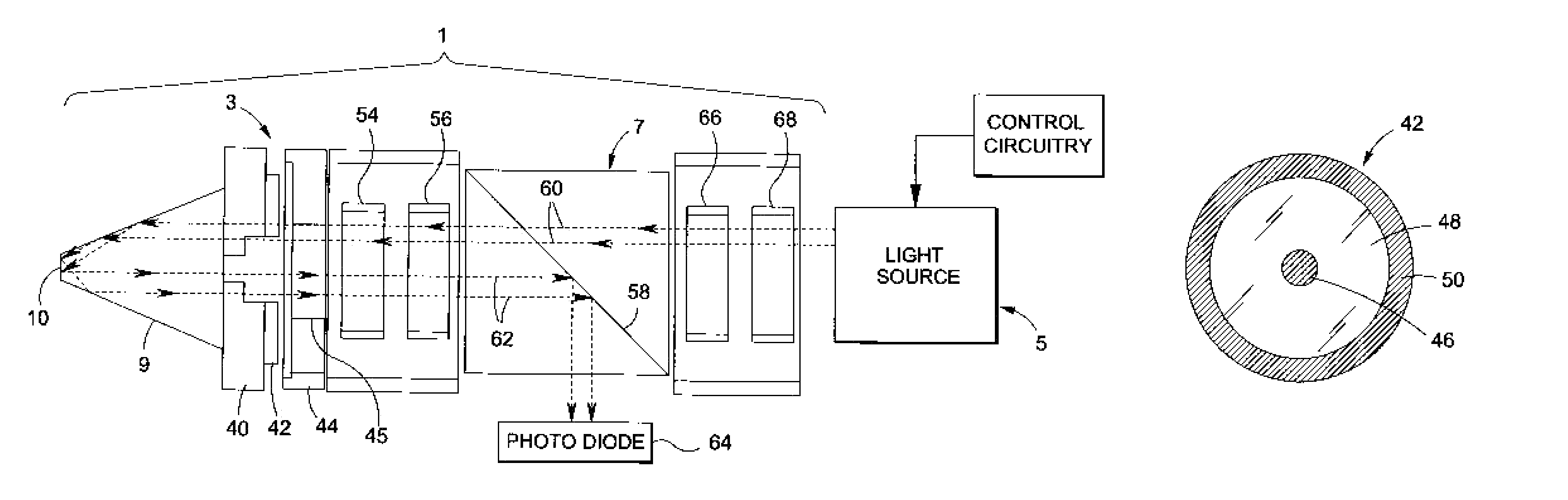 Applanation tonometer and method for measuring the intraocular pressure of the eye