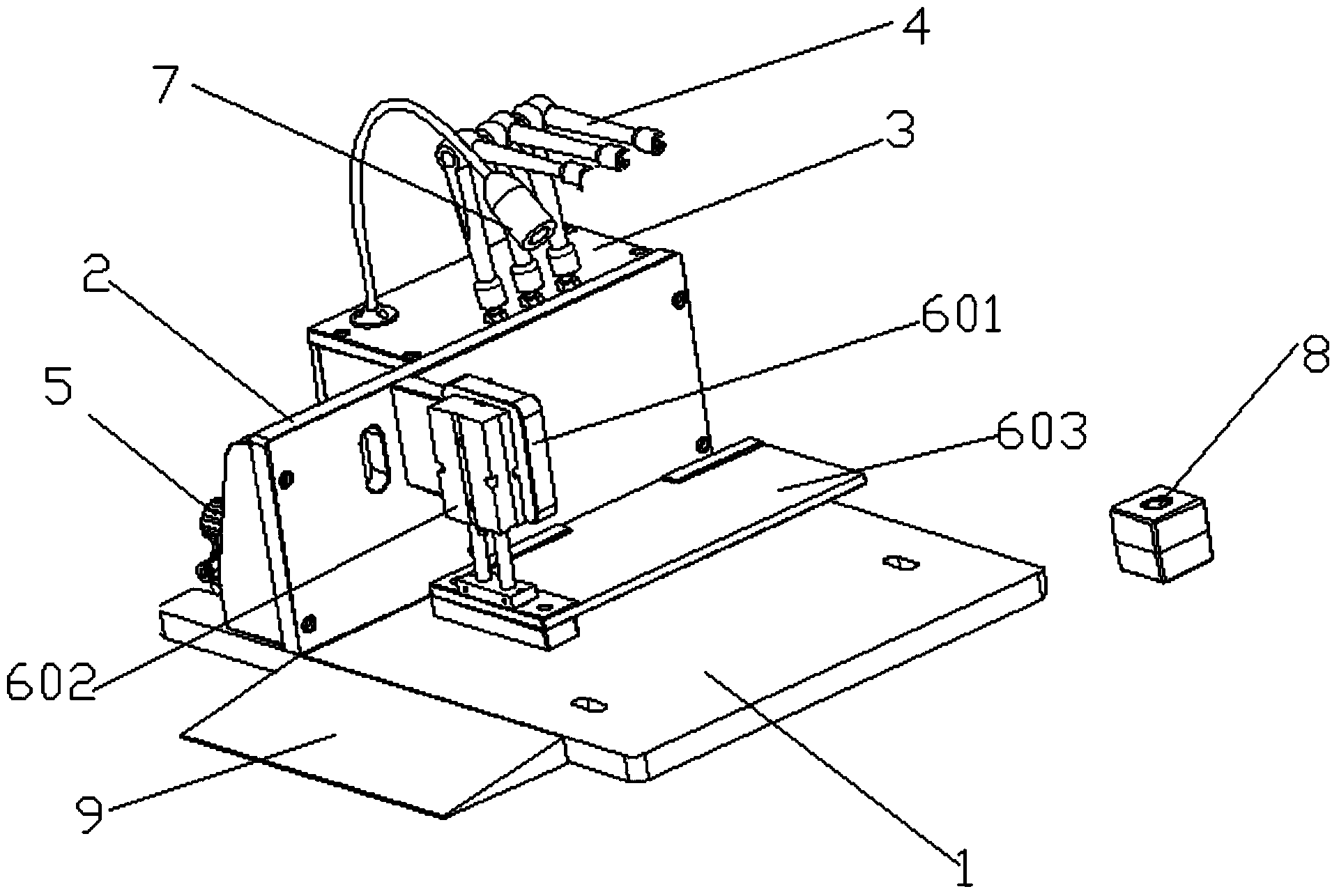 Semi-automatic dispensing pressing machine