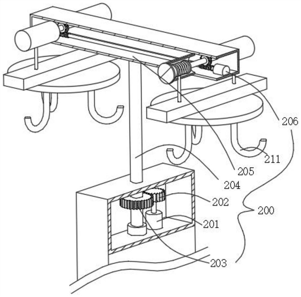 Phosphating device for manufacturing metal wire rope