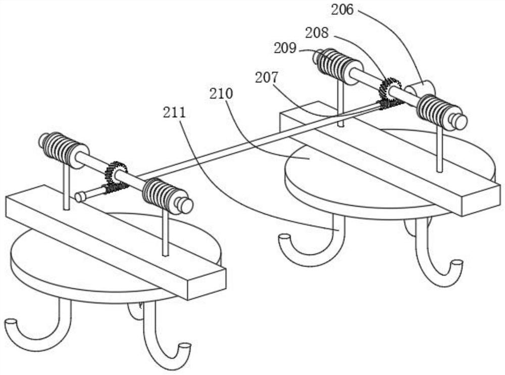 Phosphating device for manufacturing metal wire rope