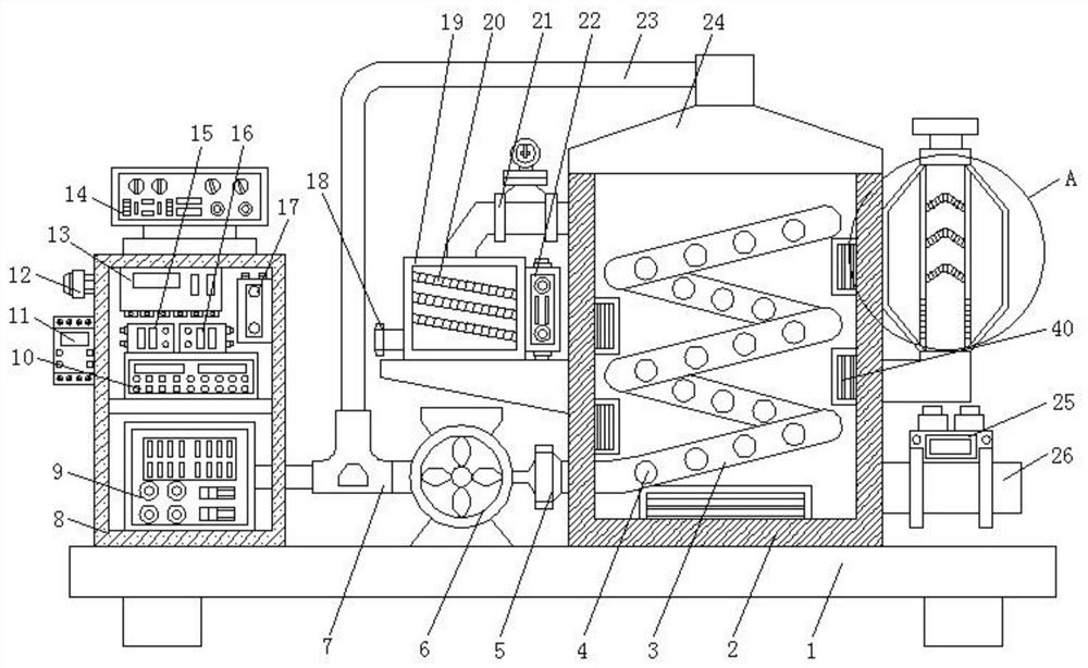 Automatic water quality disinfection and sterilization device adopting ultraviolet disinfection