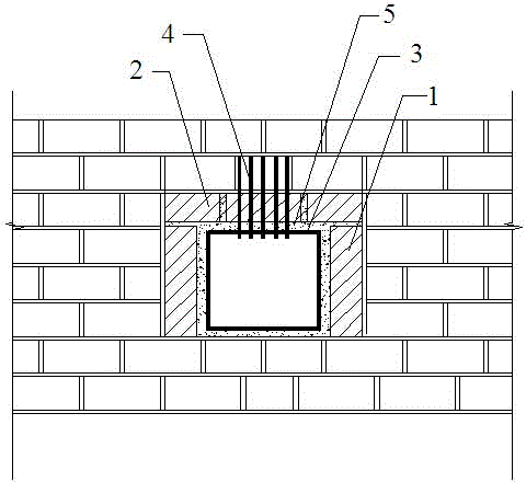 Niche-preformed type construction process of reserved holes of residence household electric boxes